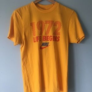Yellow nike top